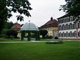 Kurpark Bad Brckenau mit dem Badhotel