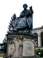 Denkmal Knig Ludwig I.von Bayern vor dem Kursaalgebude