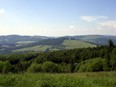 Panorama Foto Rhn mit Arnsberg, Himmeldunkberg usw. vom Kreuzberg aus fotografiert
