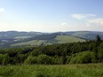 Panorama Foto Rhn mit Arnsberg, Himmeldunkberg usw. vom Kreuzberg aus fotografiert