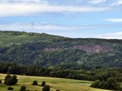 Heidelstein Rhn mit dem Stengerts im Vordergrund