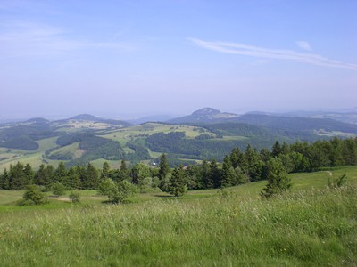 Milseburg in der Kuppenrhn von der Wasserkuppe aus