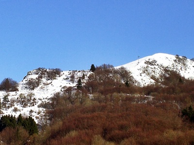 Gipfel des Pferdskopf mit Gipfelkreuz